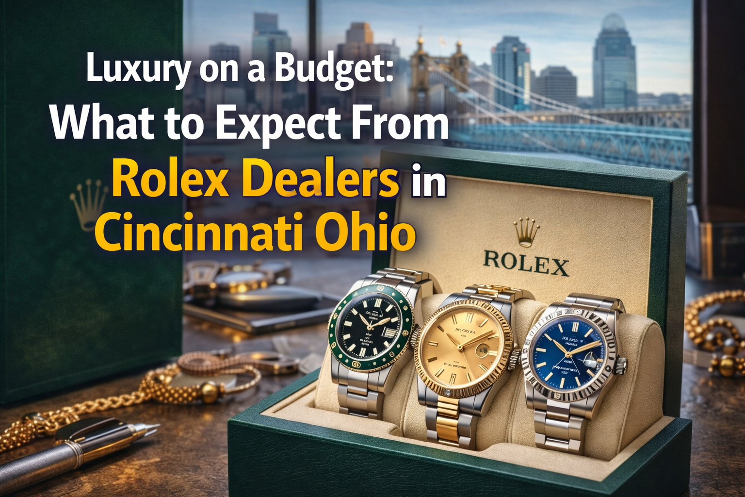Luxury on a Budget: What to Expect From Rolex Dealers in Cincinnati Ohio