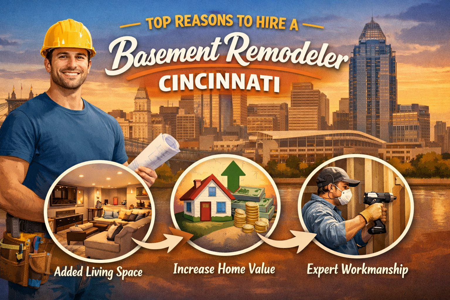 Top Reasons to Hire a Basement Remodeler Cincinnati