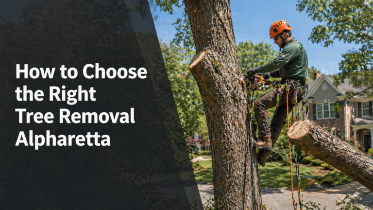 Tree removal guide in action