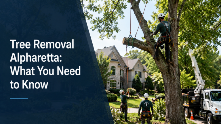 Tree removal services in Alpharetta
