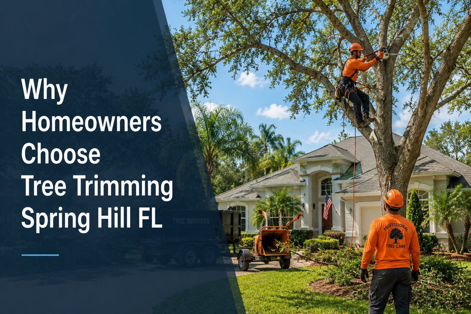 Tree trimming services in Spring Hill