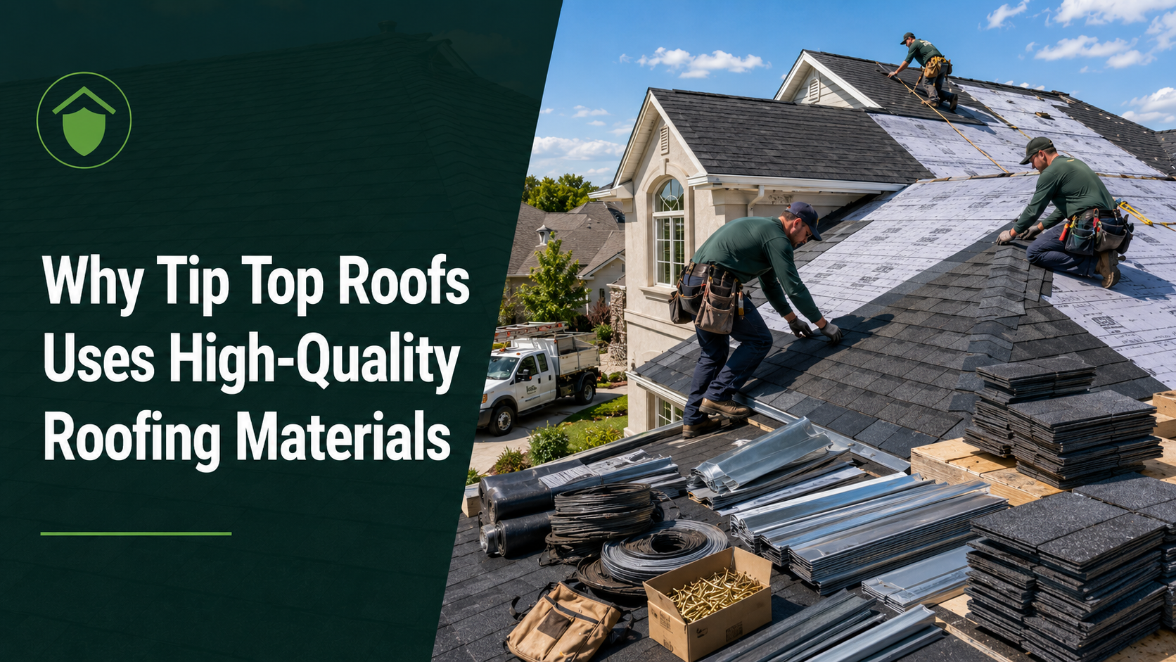 Why Tip Top Roofs Uses High-Quality Roofing Materials