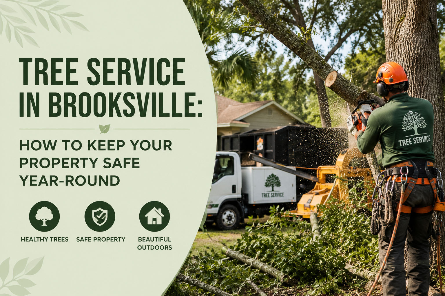Tree Service in Brooksville: How to Keep Your Property Safe Year-Round